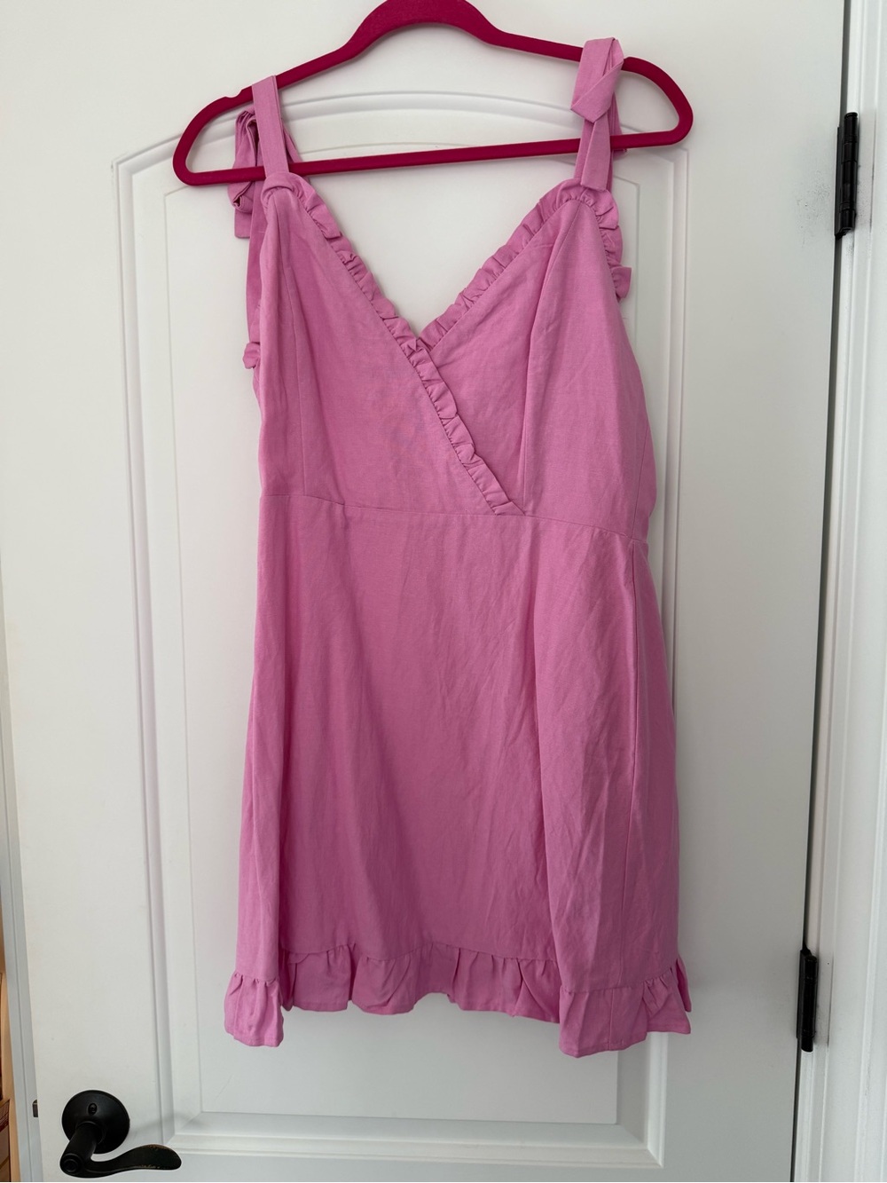 Lost + Wander Lavender Pink Smocked Bodice Top